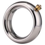 Electric Shock Lead Me Stainless Steel Cock Ring - Image 6