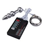 Electric Shock Lead Me Stainless Steel Cock Ring - Image 2