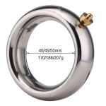 Electric Shock Lead Me Stainless Steel Cock Ring - Image 5