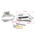 Built-in lock Chastity Cock Cage - Short - Image 10