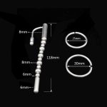 Jeweled Bendable Beaded Penis Plug - Image 2