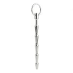 Medium Metal Penis Plug With Pull Ring - Image 2