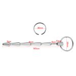 Medium Metal Penis Plug With Pull Ring - Image 5