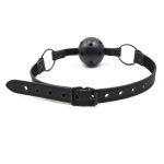 High Grade Leather Breathable Ball Gag - Image 2