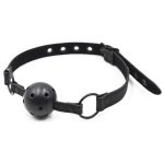 High Grade Leather Breathable Ball Gag - Image 4