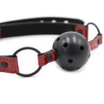 Bright Skin Leather Breatheable Ball Gag - Image 3