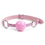 Pin Buckle O Ring Black Strap Ball Gag - Image 11