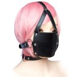 Cross Strap Panel Ball Gag Trainer - Image 6