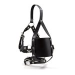 Cross Strap Panel Ball Gag Trainer - Image 4