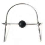 Silicone Ball Gag Stainless Steel Harness - Image 6