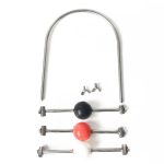 Silicone Ball Gag Stainless Steel Harness - Image 2