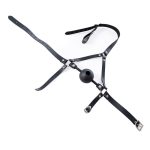 Silicone Hollow Mouth Gag With Harness - Image 10