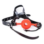Silicone Hollow Mouth Gag With Harness