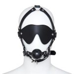 Harness Ball Gag With Blinder - Image 7
