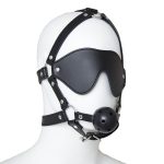 Harness Ball Gag With Blinder - Image 5
