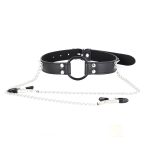 O-Ring Gag with Nipple Clamps - Image 9