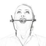 Open Mouth Gag Tongue Shackles - Image 5