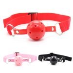 Nylon Strap O Ring Breatheable Ball Gag - Image 6