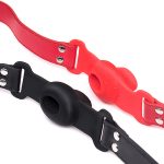 Silicone Ball Gag With Drool Hole - Image 2