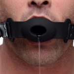 Silicone Ball Gag With Drool Hole - Image 3