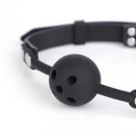 Silicone Sex Gag with Breathing Holes - Image 4