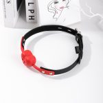 Breathable Silicone Heart-Shape Ball Gag - Image 3