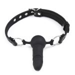 Leather Strap Fantasy Gag - Dildo - Image 8