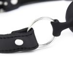 Leather Strap Fantasy Gag - Dildo - Image 2