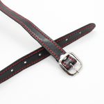 Pin Buckle Breathable O Ring Red & Balck Strap Ball Gag - Image 4