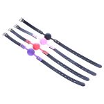 Faux Leather Silicone Ball Gag