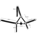 Premium Hush Silicone Ball Gag Harness - Image 11