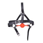Premium Hush Silicone Ball Gag Harness - Image 3