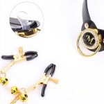 Pacifier Mouth Gag With Nipple Clamp Clip - Image 2