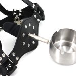 Human Ashtray Penis Gag Harness - Image 5