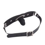Leather Head Strap with Penis Gag - Image 5