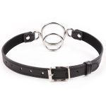 Double Metal Ring Mouth Gag - Image 2
