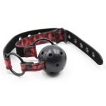 Diamond Lines Breathable Ball Gag - Image 10