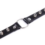 Spike Strap Metal O Ring Collar - Image 2