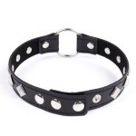 Rivet Strap Metal Ring Collar - Image 2