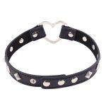 Heart Metal Bondage Collar