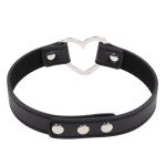 Heart Metal Bondage Collar - Image 9