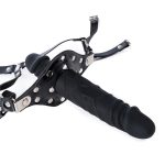 Strap On Silicone Double Dildo With Penis Gag - Image 4