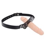 Double-Cock Dildo Penis Mouth Gag - Image 2