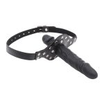 Double-Cock Dildo Penis Mouth Gag - Image 4