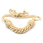 Hemp Rope Bone Mouth Gag - Image 3