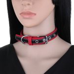 Padded Contrast Leather Collars - Image 6