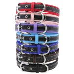 Padded Contrast Leather Collars - Image 7