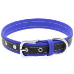 Padded Contrast Leather Collars
