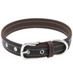 Padded Contrast Leather Collars - Image 4