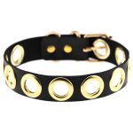 Gold Circle Neck Necklace - Image 3